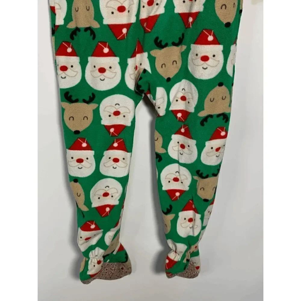 Carter's Christmas Footed Onsie - Picture 2 of 6